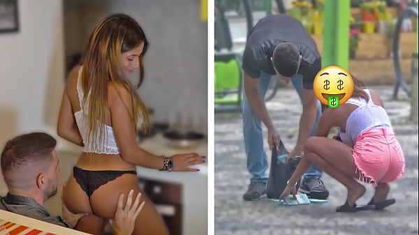 Novinha interesseira transando gostoso com gringo rico